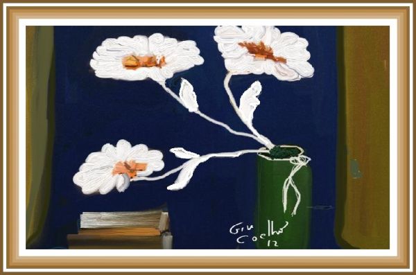 041 -  Flor  Branca