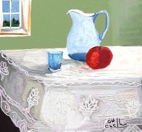 118 -Blue Vase